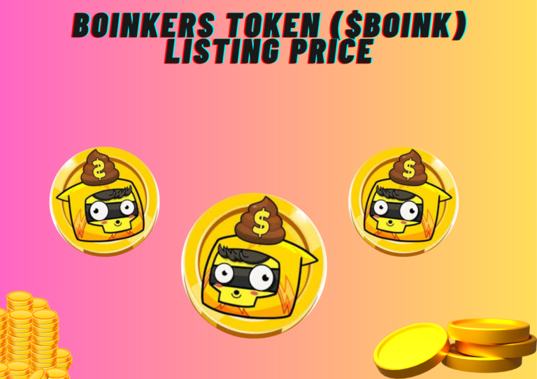 Boinkers Token ($BOINK) Listing Price